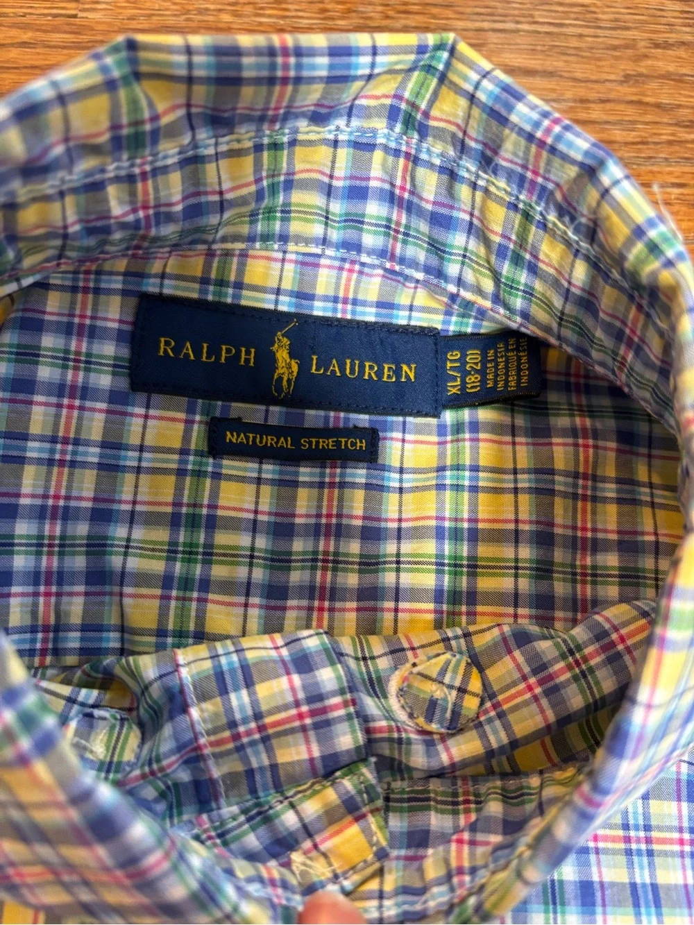 Ralph Lauren Multicolor Plaid Button-Down Shirt - XL